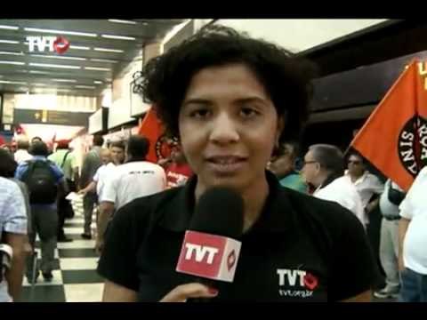 Trabalhadores do transporte aéreo fazem manifestação em Congonhas