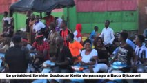 #Mali - Le peuple de Baco Djicoroni salut le président #IBK à son passage