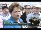 Dilma diz ser contra a anistia dos policiais que provocaram a violência na Bahia