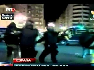 Valência vira zona de conflito