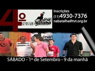 Chamada Na Batalha: 4º Seminário