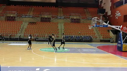 Les joueurs de la JDA à l'entraînement ce lundi 14 mai 2018