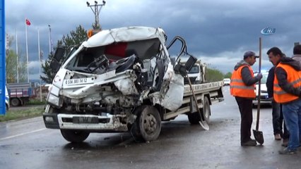 Kars’ta trafik kazası: 1 yaralı