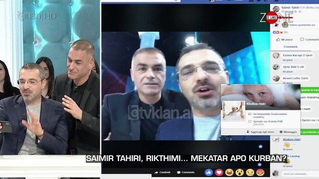 Saimir Tahiri dhe Arjan Çani video live për Sali Berishën