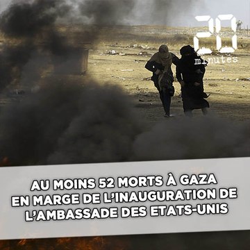 Au moins 52 morts après des affrontements à la frontière entre Israël et la bande de Gaza...