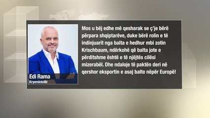 Download Video: Ora News - Rama mohon fakenews-et kundër Krichbaum dhe replikon me Bashën