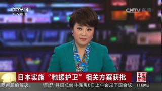 [中国新闻]日本实施“驰援护卫”相关方案获批 | CCTV-4