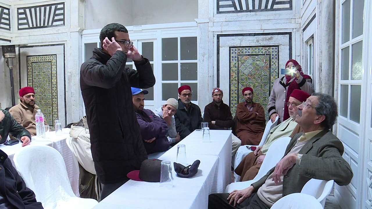 Muezzins im Gebetsruf-Training