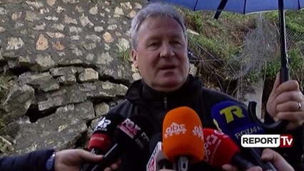Report TV - Lezhë,vijon shembja masive e gurëve në rrugën e Kalasë