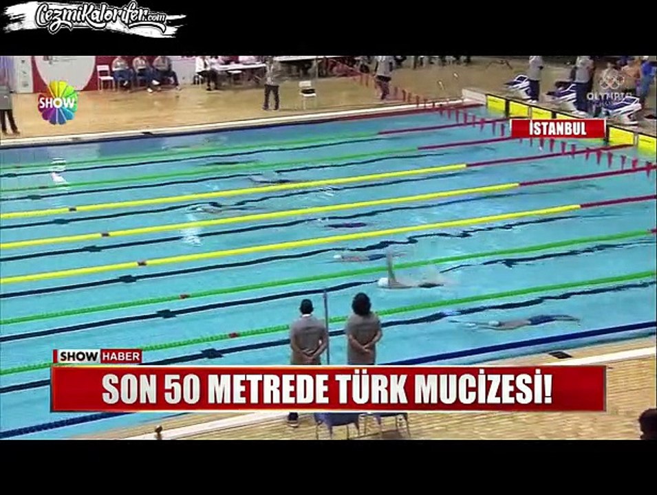 Takım Halinde Yüzme Yarışında Oldukça Geriden Gelip Yunan Sporcuları Geçen Milli Yüzme Takımımız...