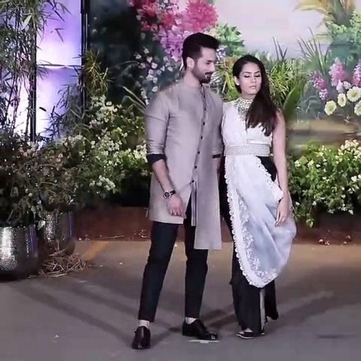 Shahid & Mira at Sonam's Grand Wedding Reception