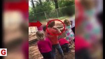 Kreş öğretmeni 4 yaşındaki çocuğu taşlattı!