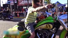 big motorcycle club and cool motorcycle party
