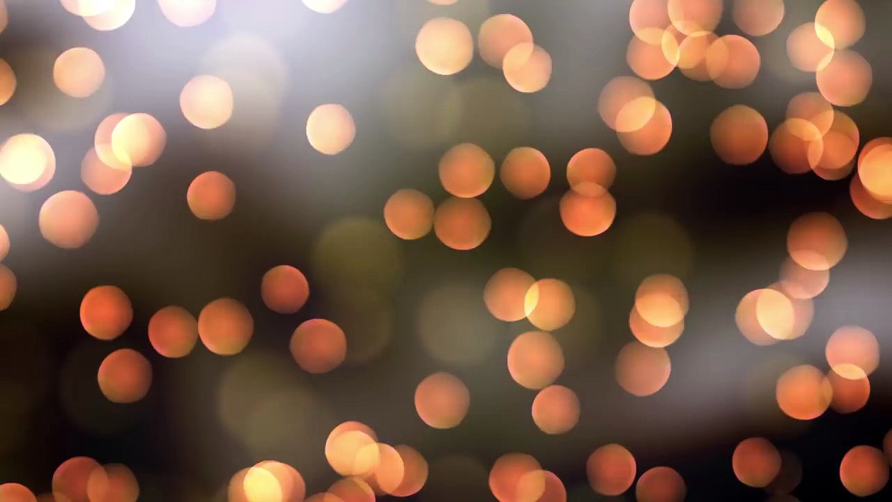 Lights Background Blurred Bokeh Yellow Orange No Copyright Video