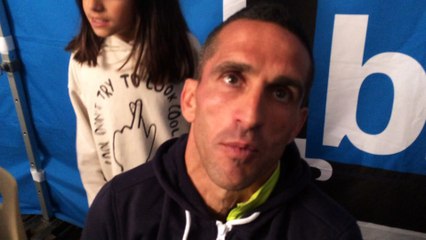 Interview à chaud de Yannick Gourdon, vainqueur de l'ultra Trail à Baïgorry