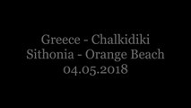 Orange Beach, Sithonia, Greece 2018