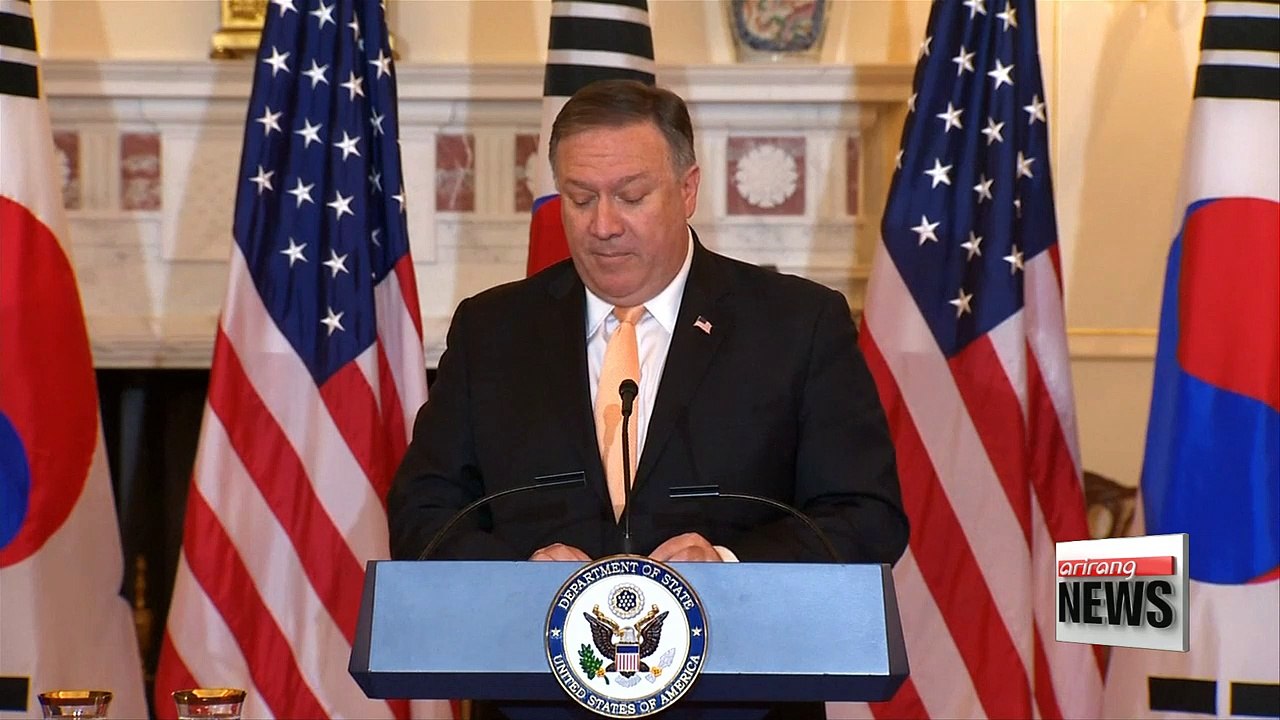 Seoul's FM meets U.S. Secretary of State to share details on recent meetings, prepare for upcoming summits