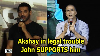 John SUPPORTS Akshay on “Rustom” Controversy : I stand by him
