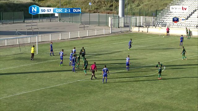 Corner frappé au premier poteau