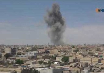 Car Bomb Hits Clock Tower Square in Central Raqqa
