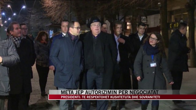 Ilir Meta jep autorizimin për negociatat - News, Lajme - Vizion Plus