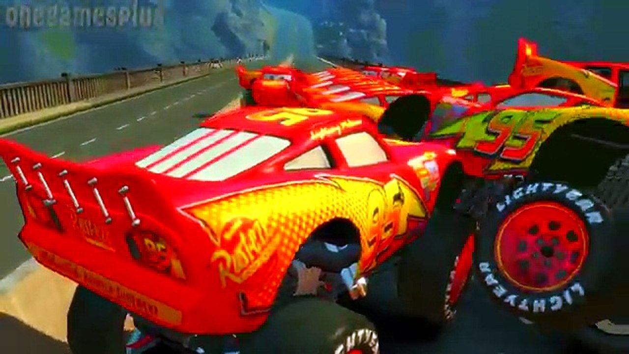 Iron man smash and monster more Lightning Mcqueen truck cars