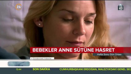 Bebekler anne sütüne hasret