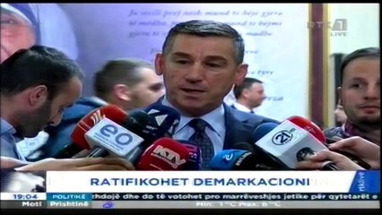 KOSOVA MIRATON DEMARKACIONIN, 80 VOTA PRO E 11 KUNDER, I HAPET RRUGA LIBERALIZIMIT TE VIZAVE LAJM