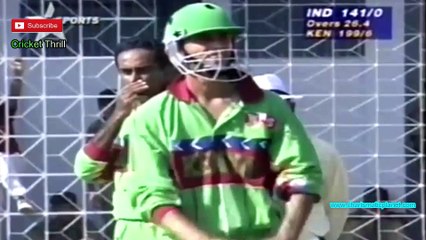 Ajay Jadeja 53 vs Kenya at Cuttak in 1996 World Cup