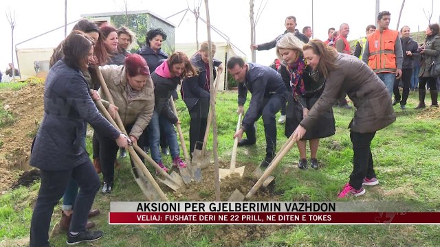 Vazhdon aksioni për gjelbërimin e Tiranës - News, Lajme - Vizion Plus