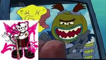 Teddy Scares Portrayed by Spongebob