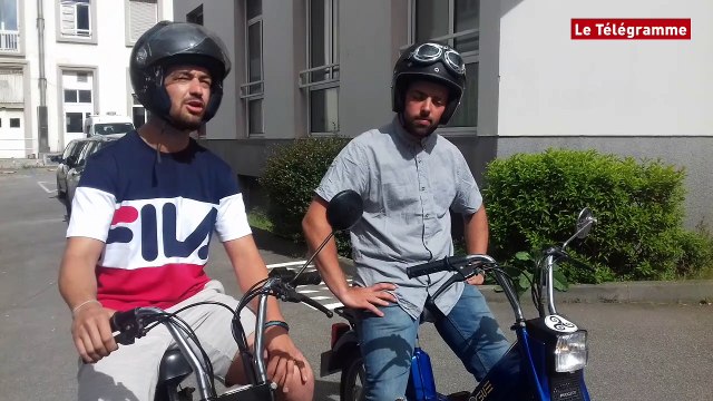 Lorient. 3.500 km en mobylette : le tour de France des Road-dingues