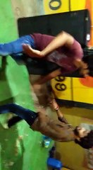 My friend danced on my birthday party
