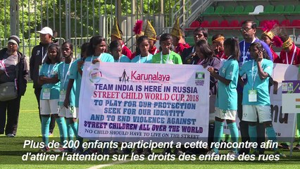 Football: début du Mondial des enfants des rues en Russie