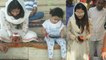Ziva dhoni & Sakshi Dhoni visit Pushkar Mandir to offer prayer for MS Dhoni | FilmiBeat