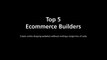 Top 5 E-commerce Website Builders