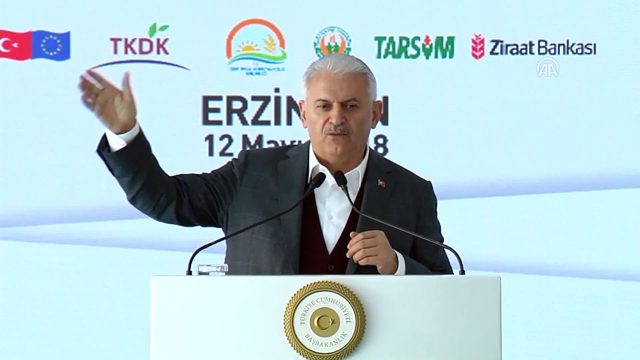 Başbakan Yıldırım: ''16 yıldır kalkınmamızın anahtarı olarak tarımı gördük'' - ERZİNCAN