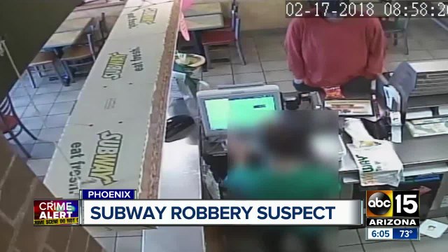 PD: Man robs Phoenix Subway in February