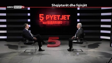 Download Video: REPORT TV, 5 PYETJET NGA BABARAMO - I FTUAR SHPETIM IDRIZI - PJESA E DYTE