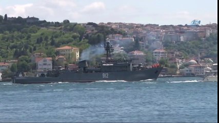 Rus Donanmasına Ait Mayın Tarama Gemisi İstanbul Boğazından Geçti