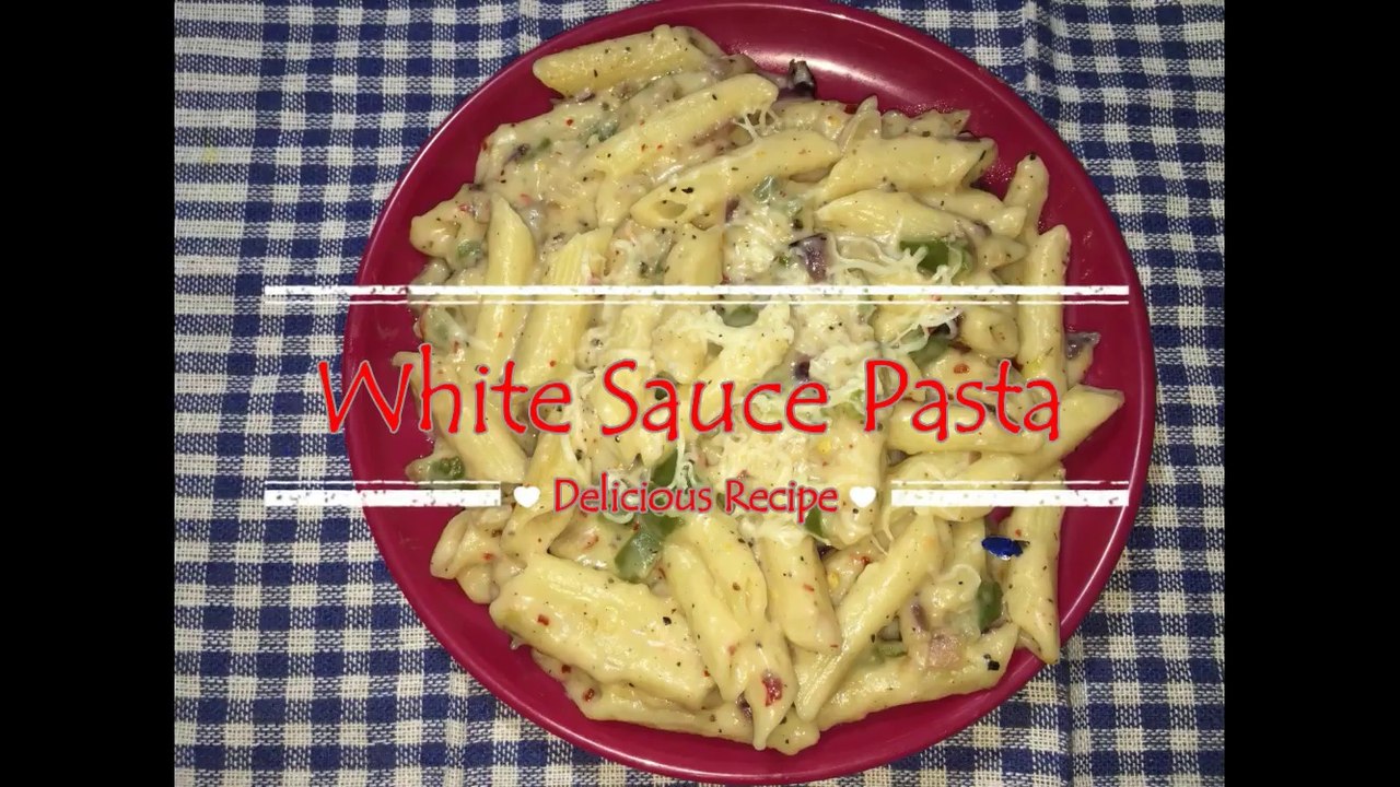 How to Make Pasta in white sauce/WHITE SAUCE PASTA RECIPE