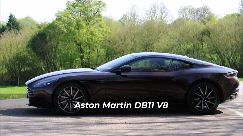 Aston Martin DB11 V8 - start & acceleration