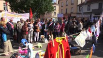 Rassemblement contre la fermeture de la maternité de  Saint-Chamond