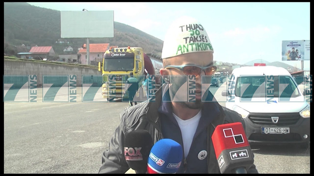 BIZNESET KOSOVARE PROTESTOJNE NE PIKEN E KALIMIT KUFITAR NE MORINE  - News, Lajme - Kanali 7