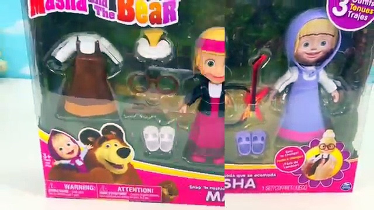 MASHA AND THE BEAR SNAP N FASHION Toys Review | itsplaytime612