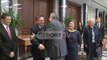 Report TV - Negociatat me Greqinë, Ministri i Jashtëm grek Kotzias takim me Bushatin në Tiranë