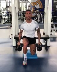 Ramos se machaca en sus día libre para la final de la Champions