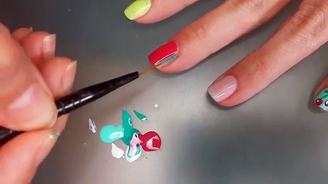 5 diseños FÁCILES de FRUTAS para tus UÑAS | Sandía, piña, kiwi, cereza, fresas