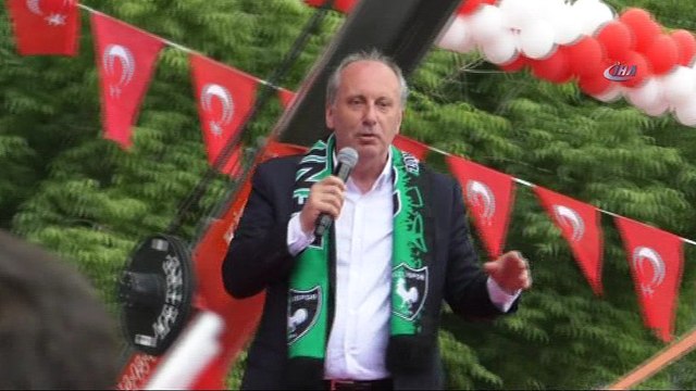 Muharrem İnce Denizli'de miting yaptı