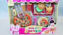 Ice Cream Pizza Toy Velcro Cutting Birthday Cake Learn Fruits English Names Toys